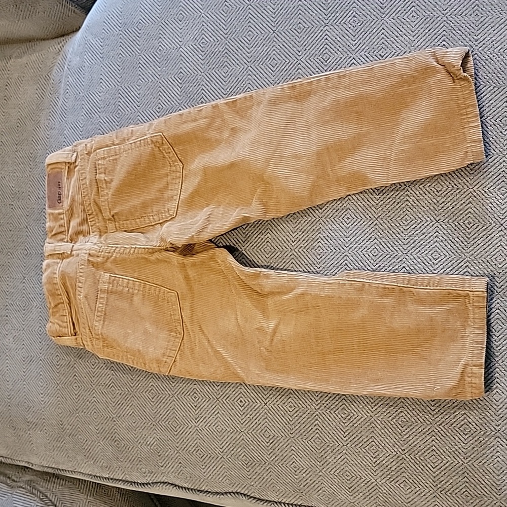 Baby GAP Sz 3 Slim Tan Corduroy Pants Like New!! - Picture 4 of 4